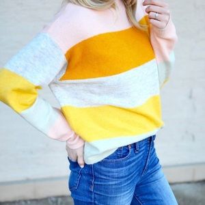 Striped pastel sweater H&M